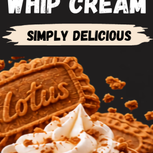 Dessert Bitez Biscoff and Whip Cream 160g front label